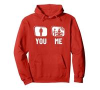 Chirurgia Orgoglioso Uomini Divertenti Chirurgo Felpa con Cappuccio, Unisex per Adulti, Rosso, XL