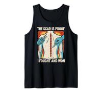 Chirurgia Paziente Ho combattuto e Vinto Cool Mens Get Well Canotta