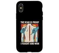 Chirurgia Paziente Ho combattuto e vinto Cool Mens Get Well Custodia per iPhone X/XS