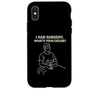 Chirurgia Recupero Qual è la tua scusa Divertimento Donne Guariscono Custodia per iPhone X/XS