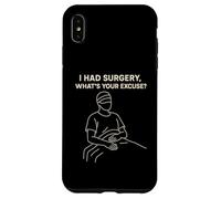 Chirurgia Recupero Qual è la tua scusa Divertimento Donne Guariscono Custodia per iPhone XS Max