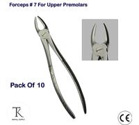 CHIRURGIA STRUMENTI Forceps # 7 For Upper Premolars - Pack Of 10 Laboratorio New