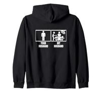 Chirurgia Tuo Marito Mio Marito Moglie Divertente Chirurgo Felpa con Cappuccio