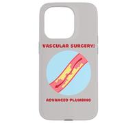 Chirurgia vascolare: avanzato idraulico divertente PA, chirurgo, Infermiera Custodia per iPhone 15 Pro