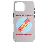 Chirurgia vascolare: avanzato idraulico divertente PA, chirurgo, Infermiera Custodia per iPhone 16 Pro Max