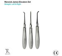 Chirurgiche Strumenti Dental Teeth Estrazione Warwick James Elevators - Set di 3