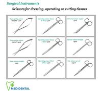 Chirurgiche Strumenti Range of Operating Forbici Laboratorio dentale