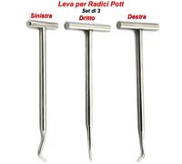Chirurgico Dentale Potts Radici Leva Dentista Estrazione Denti Ascensore Set 3