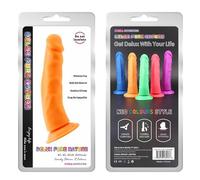 Chisa Novelties - Dildo/Dong da 22,4 cm, colore: Arancione