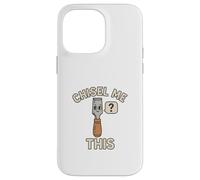 Chisel Me This, gioco di parole per la lavorazione del legno, divertente design da falegname Custodia per iPhone 14 Pro Max
