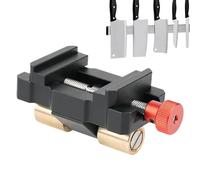 Chisel Sharpening Jig, Aluminum Alloy Honing Guide, Precise Angle Gauge, Adjustable Sharpening Tool, Woodworking Sharpener Bracket (3.39x1.5x1.57 inches)