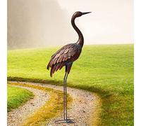 chisheen JOERRES Statue e sculture all'aperto della gru del metallo che sta Peice di arte per l'iarda del giardino di grandi dimensioni