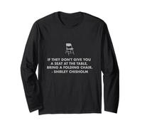 Chisholm citazione posto alla sedia da tavolo EQUALITY NOW Shirley C Maglia a Manica