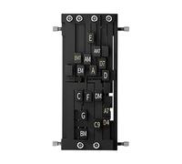 Chitar Chord, Chords Learning System, Chitarre Accessories, Strumento compatto compatto versatile portatile ideale per bambini, adulti, Beginners (Size: 6,1 x 3,46 x 2,36 pollici)