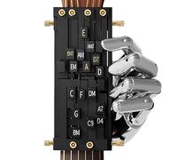 Chitar Chord Presser - Learn Chords Faster With Comfortable | Finger Placement | Beginner Guitar Trainer,Practice Aid | For Adults, Kids, Seniors, Durevole ABS Metal Construction Home Use