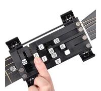 Chitar Chord Pressher - Assistente A Corde Compatte, Gadget Per Allenatore Di Musica, Aiuto Al Tocco Novizio | Guida Allineamento Dita Integrate, Idea Regalo Dell'amplificatore Di Pratica Leggi