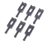 Chitarra 6 Roller Vibrato Bridge Pull String Code Code Per Chitarra Elettrica Sella Per Sostituzione delle parti ponte (Color : Black)