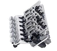 Chitarra a 6 corde doppia chiusura tremolo chitarra elettrica ponte parti cromo