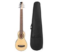 Chitarra a 6 Corde per Principianti con Accordatore Incorporato, Chitarra da Pratica Dal Design Classico da 32 Pollici con Borsa da Trasporto Nera per gli Amanti della
