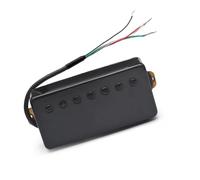 Chitarra A 7 Corde Con Copertura In Ottone Humbucker Slotted 8.5K/14K Coil Splitting Pickup Per Chitarra Elettrica A 7 Corde pickup per chitarra elettrica (Color : Black Bridge)
