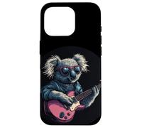 Chitarra a dondolo Koala Bear per un look leggendario rock Custodia per iPhone 16 Pro