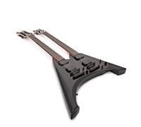 Chitarra a doppio manico Harlem V 6 + 12 corde con borsa, nero