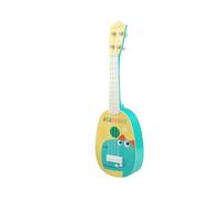 Chitarra a forma di coniglio rosa, per ukulele morbido al tatto, per esplorazione musicale ed educazione (dinosauro verde)