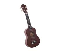 Chitarra A Quattro Corde Hawaii Per Principianti Ukulele Treble Da 21 Pollici + Corda + Plettro Strumento Musicale Principianti ukulele(Coffee,B)