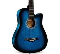 Chitarra Acustica 38"Chitarra Classica Con Borsa Per Prestazioni Cinturino In Acciaio Per Principianti Chitarra Per Adulti Riproduzione Di Musica Popolare, 9 Colori,UN,bonny369