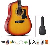 Chitarra acustica a grandezza naturale per principianti esercizio chitarra classica studente kit chitarra portatile custodia per principianti chitarra acustica pacchetto iniziale studente G (colore