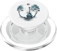 Chitarra Acustica Albero Rock On Guitar Graphic Lake Moonlight PopSockets PopGrip per MagSafe