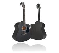 Chitarra acustica classica acustica da 104 cm, in legno intero, 6 corde in acciaio, chitarra dreadnought cutaway per principianti, kit di strumenti a corda regalo (C)