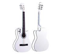 Chitarra acustica con corde in acciaio, 96,5 cm, per ragazzi e studenti, perfetta come regalo di Natale e Capodanno per bambini e adulti, kit completo per principianti