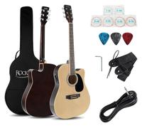 Chitarra Acustica Elettrificata 4-EQ Folk PickUp Corpo Slim Line Dreadnought Set