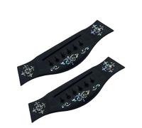 Chitarra Acustica Folk Con Codice Colore Vero Intarsiato In Ebano Per Arpa TL Sotto La Piastra Di Trazione Inferiore, Piastra Di Corda Parti di chitarra Ponte(C-01)