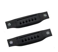 Chitarra Acustica Folk Con Codice Colore Vero Intarsiato In Ebano Per Arpa TL Sotto La Piastra Di Trazione Inferiore, Piastra Di Corda Parti di chitarra Ponte(C-10)
