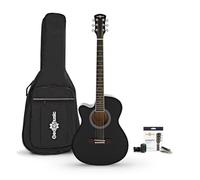 Chitarra acustica mancina Cutaway Singolo di Gear4music, nero
