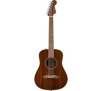 Chitarra acustica mini Fender California Standard Redondo™ con borsa, top in sapele, sapele naturale