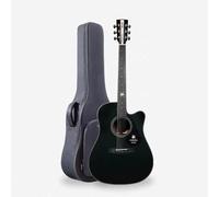 Chitarra Acustica Per Principianti Da 41 Pollici, Set Per Principianti Di Chitarra Acustica Full-size In Legno Con Spalla Mancante Per Principianti, Adulti E Adolescenti(nero)