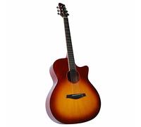 Chitarra Acustica per Principianti, Regalo Sonoro più Ricco Chitarra Folk da 41 Pollici Forte Penetrazione con Panno da Gioco per gli Amanti della Musica (Colore del tramonto)