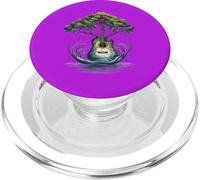 Chitarra Acustica Rock On Guitar Lake Tree Moonlight Trees Tee PopSockets PopGrip per MagSafe
