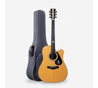 Chitarra Acustica, Set Chitarra Con Spalla Mancante, Custodia Morbida, Plettri, Corde E Tracolla Ideale Per Principianti, Adolescenti E Adulti(Giallo)