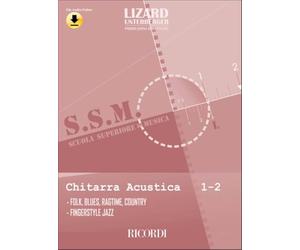 Chitarra Acustica Vol. 1-2: Mastrangelo e Unterberger | Metodo con CD per chitarra acustica in italiano | Folk Blues Ragtime Country Fingerstyle Jazz | Metodo didattico per lo studio della chitarra