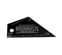 Chitarra Azione Stringa Righelli Calibri Chitarra Fret Livellamento Righelli Strumento di Misura Altezza Della Stringa Fret Catchers Strumento