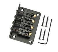 Chitarra Ball Code Piano Bridge String Code String Bridge 4 Corde ponte per chitarra elettrica (Color : Black)