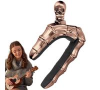 Chitarra Capo and Picks, Skull Finger-Shaped Kapos, Accoustic and Electric Guitar Accessories, Tools for Classical Ukulele, Ideal for Family, Friends, Home Use, Music Sessions