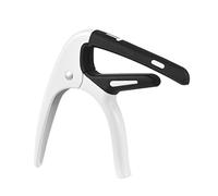 Chitarra Capo Zinco in Lega Chitarra Professionista Cambio di Chitarra con Cuscinetti di Gomma Morbidi per Chitarre Elettriche Acustiche (WHITE)