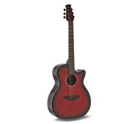 Chitarra - Chitarre Elettroacustiche Jump Om Electro Cut Gloss - Cherry Burst...