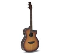Chitarra - Chitarre Elettroacustiche Jump Om Electro Cut Gloss - Vintage Cher...