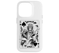 Chitarra Chitarrista Heavy Metal King Of Spades Custodia per iPhone 14 Pro
